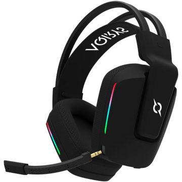 Casti Wireless Alya 2.0 Iluminare Rgb Bluetooth Negru