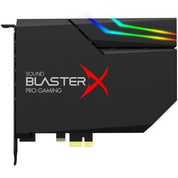 Creative Creative Sound Blaster AE-5 Plus, RGB PCIE Soundcard (Retail), Negru