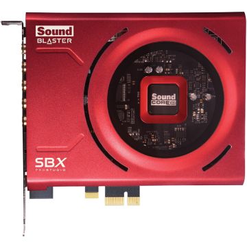 Creative Placa de sunet Creative Sound Blaster Z SE - DAC, PCIe, Rosu