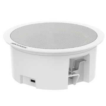 Difuzor secundar Hikvision DS-QAZ0203G1-S, 8 ohm, 93dB, 3W, montare tavan, plastic si metal alb