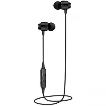 Energizer Casti In-Ear Energizer CIBT20BK2, wireless, tip neckband, Bluetooth, Negru