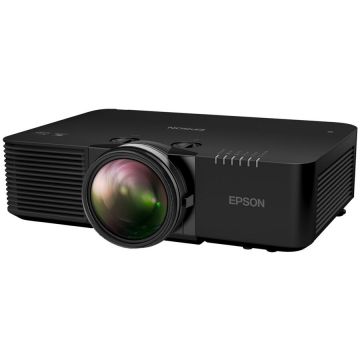 Epson Videoproiector Epson EB-L695SU, 3LCD, WUXGA 1920x1200, 6200 ANSI lumeni, Wi-Fi, Ethernet LAN, Difuzor, Negru