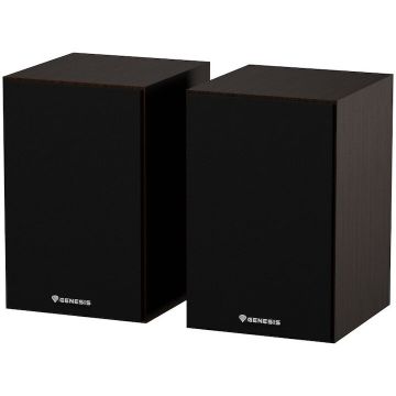 Genesis Boxe Genesis Arsen 302BT 2.0, putere RMS 10W x 2, frecventa raspuns 60 - 20000 Hz, material MDF, maro