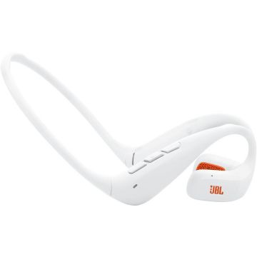 JBL Casti alergare Open-Ear JBL Endurance Pace, True Wireless, Bluetooth, Multipoint, IP68, autonomie 10 ore, Alb