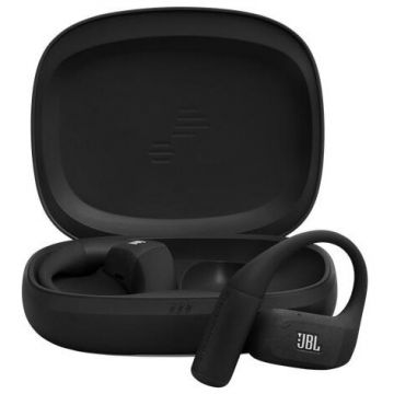 JBL Casti alergare Open-ear JBL Endurance Zone, True Wireless, IP68, 4 microfoane, Redare pana la 32 ore, Bluetooth 5.3, Negru
