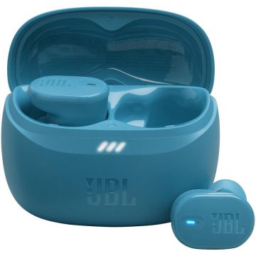 JBL Casti In-Ear JBL Tune Buds 2, True Wireless, Bluetooth, ANC, Autonomie 48 ore, IP54, Multi-point, Turcoaz