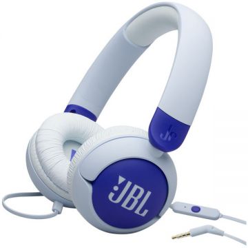 JBL Casti On-Ear JBL Junior 320, Microfon, Jack 3.5 mm, Albastru