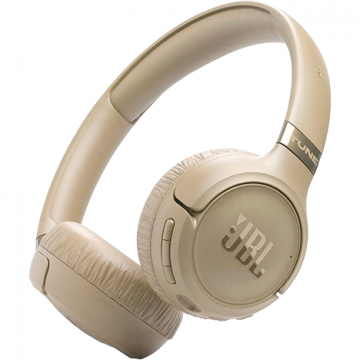 JBL Casti on-ear JBL Tune 680NC, cu anularea zgomotului, Wireless, Bej