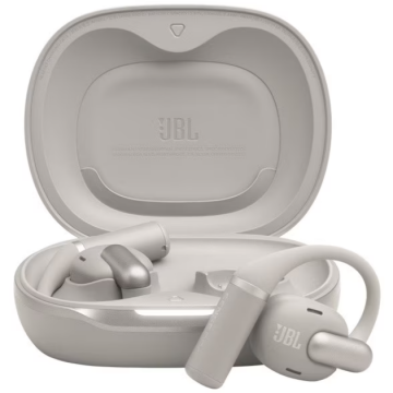 JBL Casti Open-Ear JBL Sense Pro, True Wireless, Bluetooth, Hi-Res Audio, 4 microfoane, Multipoint, Autonomie 38 ore, Gri