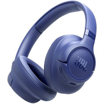 JBL Casti over-ear JBL Tune 730BT, Pure Bass Sound, Bluetooth 6.0, Conectare Multi-Point, Redare pana la 76 h, Albastru