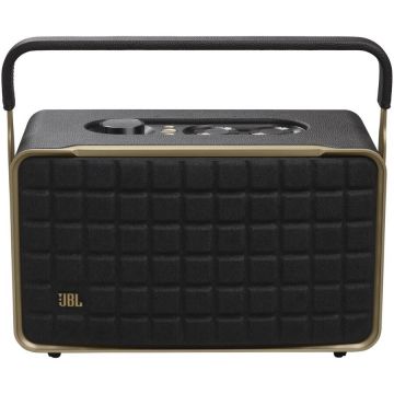 JBL Sistem audio portabil JBL Authentics 300, Wi-Fi, Bluetooth, Retro Design, 100W, acumulator 4800 mAh, Negru