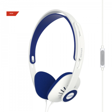 Koss Casti On-Ear Koss KPH30iW, cu fir, Microfon, Alb