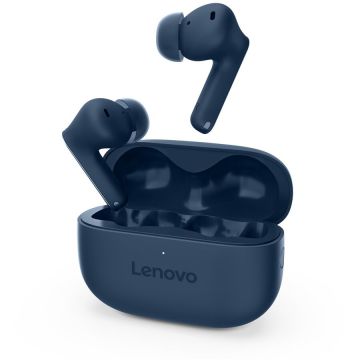 Lenovo Casti In-Ear Lenovo TWS YOGA  PC Edition, Wireless, Bluetooth 5.3, Active Noise Canceling, Albastru inchis