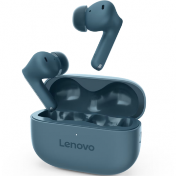 Lenovo Casti In-Ear Lenovo TWS YOGA PC Edition, Wireless, Bluetooth 5.3, Active Noise Canceling, Tidal Teal