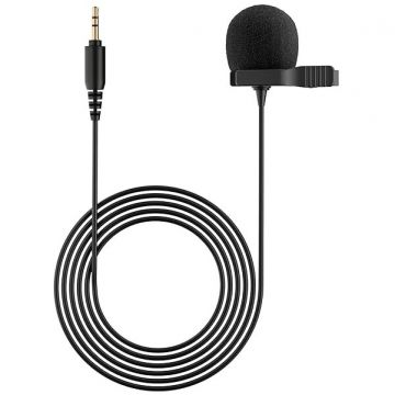 Microfon Lavaliera Ultra 3.5MM Negru