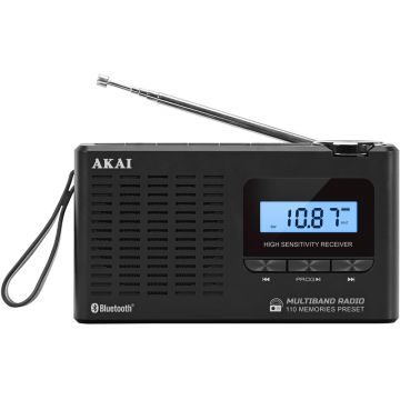 Mini-sistem audio Akai Radio portabil APR-600 0.8W Black