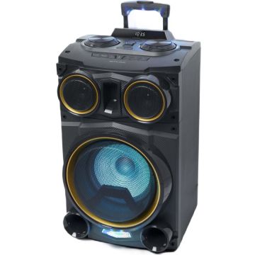 MUSE Boxa portabila Muse M-1938 DJ, 500W, Bluetooth, Radio, USB, Negru