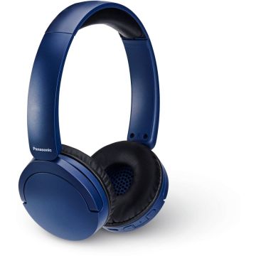 Panasonic Casti Over-Ear Panasonic RB-HF630BE-A, Wireless, Bluetooth 5.3, ENC, Multipoint, XBS, Autonomie 72 ore, Albastru