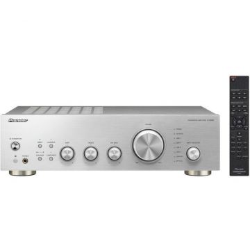 Pioneer Amplificator integrat Pioneer A-40AE-S Hi-Fi Stereo  60W/4Ω 30W/8Ω, Argintiu