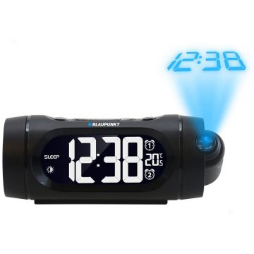 Radio CRP9BK Ceas FM PLL LED USB Negru