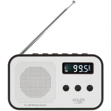 Radio Digital  PLL AM/FM Alarma LCD  600mAh Negru