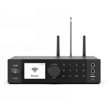 Rakoit A100 streamer audio cu amplificare 2x100W, WiFi, LAN, Bluetooth, AirPlay, karaoke, AUDHC-RKT-A100