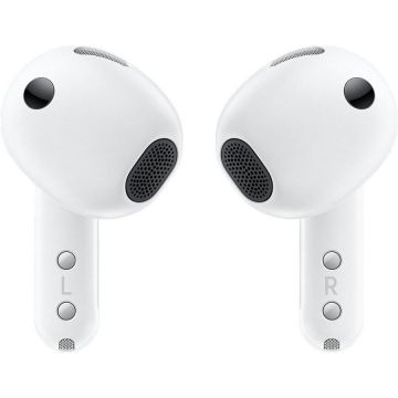Samsung Casti True Wireless In-Ear Samsung Galaxy Buds 4, Bluetooth 6.1, ANC, Galaxy AI, 6 Microfoane, Auracast, Swipe Control, Alb