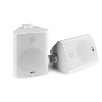 Set 2 boxe, 35W RMS, 8ohm, IPX5, alb, interior/exterior, Power Dynamics BC50V-WH