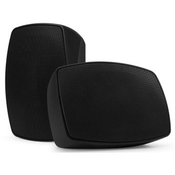 Set boxe, 40W RMS, 100V, 8ohm, 5.25 inch, negru, utilizare interior si exterior, IPX5, Power Dynamics BHW50BK