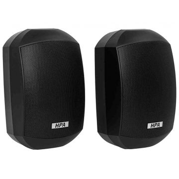 Set boxe exterior 100V/8 Ohmi, RMS 30W, IP66, negru, carcasa ABS si metal, HPA HPAWS400BK