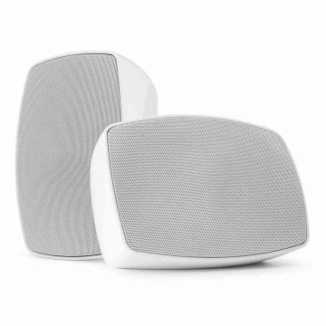 Set de 2 boxe de perete Power Dynamics, 40W RMS, 80W max, 100V/70V, 8 Ohm, IPX5, 2cai, alb, BHW50WH