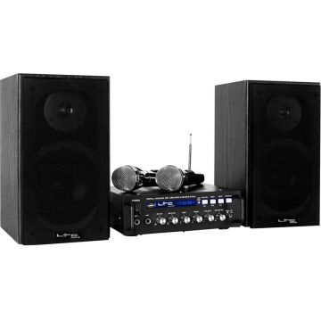 Set Karaoke all In one, boxe, mixer si 2 microfoane, USB Bluetooth, 2x75W, LTC KARAOKE-STAR4