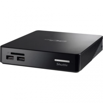 Shuttle Signage player Shuttle XPC Nano NS02AV2, Negru