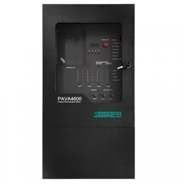 Sistem sonorizare pentru evacuare, 4 zone, 100V, 600W, DSPPA PAVA4600