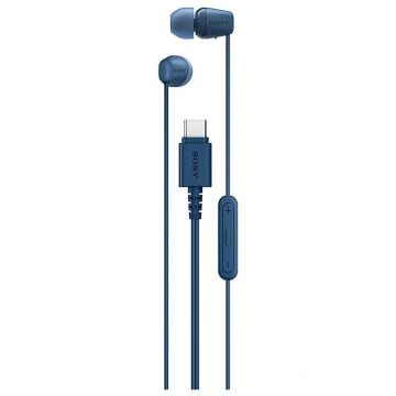 Sony Casti In-Ear Sony IER‑EX15CL, cu fir, USB‑C, Microfon, Albastru