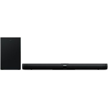 TCL Soundbar TCL TS7010, 2.1, putere 320 W, Bluetooth, Dolby, Subwoofer Wireless, HDMI, USB, Negru