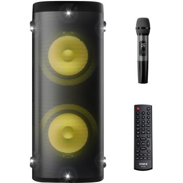VIVAX Boxa Karaoke VIVAX BS-1010, Bluetooth, 100W RMS (200W Peak), TWS, Negru
