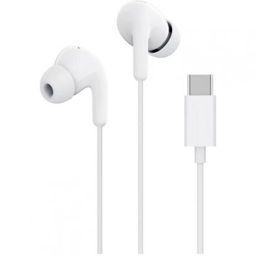 Xiaomi Casca cu fir stereo Type-C Earphones Xioami BHR8930GL, tip In-Ear, cu mufa USB-Type C, cablu 1.25 m, microfon, Control pe fir, Negru