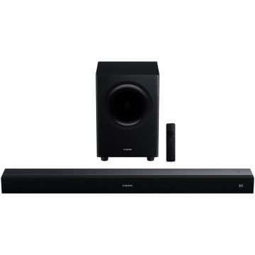Xiaomi Soundbar Xiaomi Pro 2.1 ch QBH4336EU, 300 W, DTS Digital Surround, NFC, Subwoofer Wireless, Negru