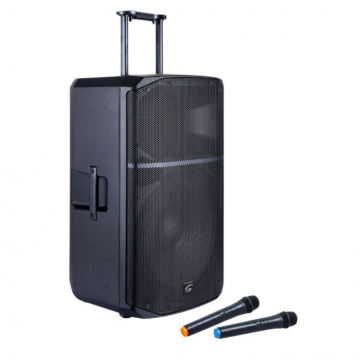 Boxa Activa cu Baterii PROVIBE 15AIR  2 Microfoane Wireless Bluetooth 800W Negru