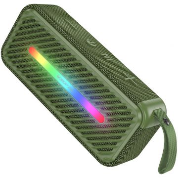 Boxa Portabila Iluminare RBG Bluetooth Verde
