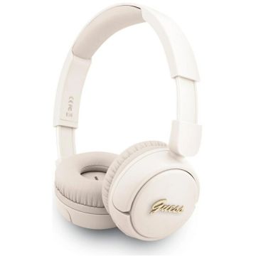 Casti Metal Logo Script Bluetooth 5.3 Autonomie 30h USB-C Bej