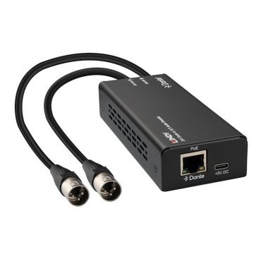 Decoder audio 2 canale XLR 3 pini la Dante, Lindy L70619