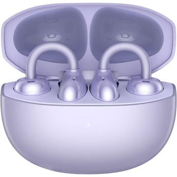 Honor Casti True Wireless Open-ear Honor Choice Earbuds Clip 5504ADMW, Bluetooth, Microfon cu anulare zgomot AI, Control Touch, IP54,Mov