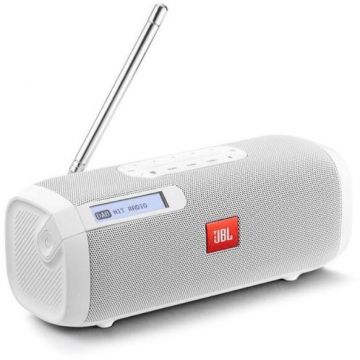 JBL Radio portabil JBL Tuner 2, Bluetooth, DAB/FM, Alb
