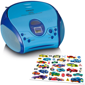 Lenco Radio pentru copii Lenco SCD-24BU - albastru (SCD-24KIDSBU)