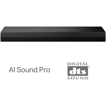LG Soundbar LG S20A, 2.0, 50W, AI Sound Pro, Dolby Audio, Bluetooth, HDMI, USB, Negru