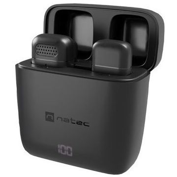 Microfon Hopper Tie Wireless Lightning  -38dB  20-20000Hz Negru