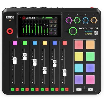 Microfon Microphones Rodecaster Pro II, mixer (black, USB-C, jack, XLR)