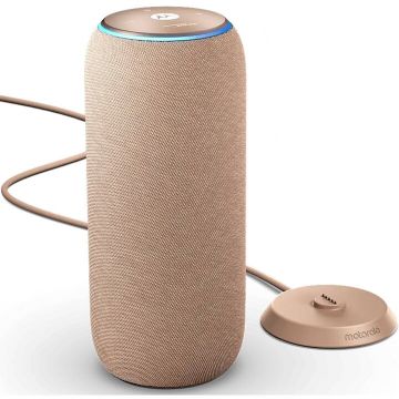 Motorola Boxa portabila Motorola sound flow, 30 W, Sound by Bose, Autonomie 12 ore, Bluetooth, UWB, RoomShift, Wi-Fi, IP67, Bej